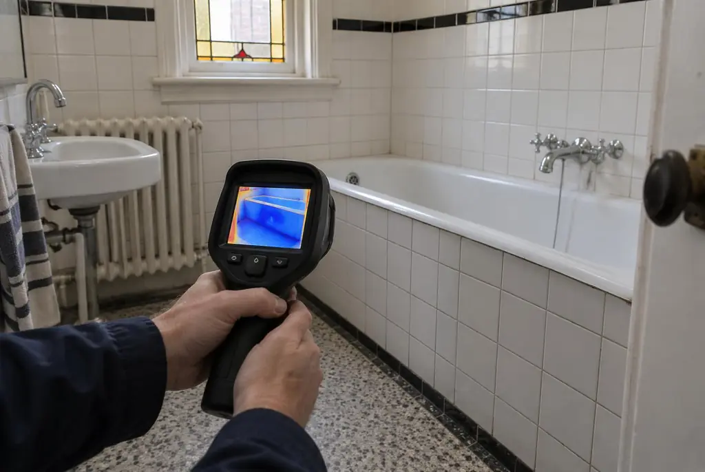 Lekdetectie Druten – onderzoek in een badkamer van een oudere woning