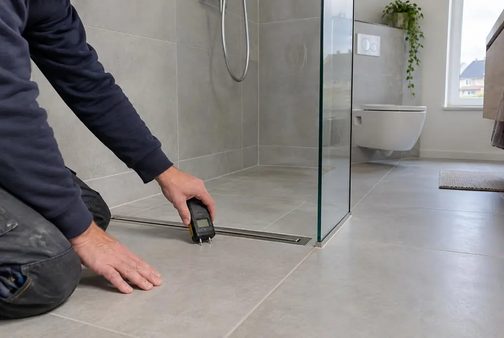 Lekdetectie Druten – badkamer in een nieuwbouwwoning