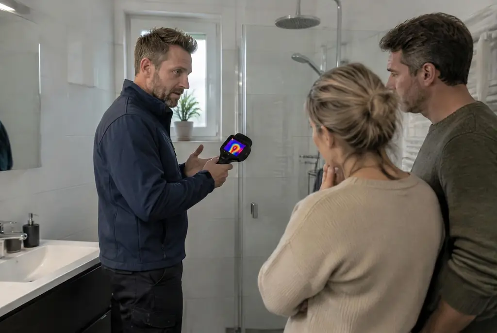 Lekdetectie Druten – specialist legt bevindingen uit aan bewoner